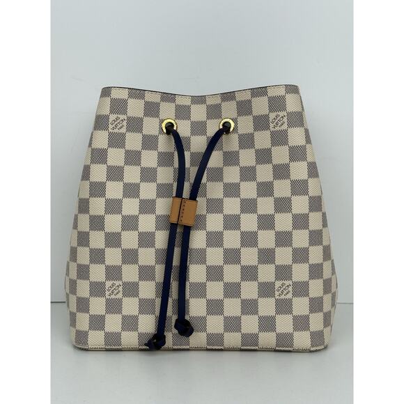 Louis Vuitton Damier Azur Néonoé MM with Braided Strap - Picture 4 of 16